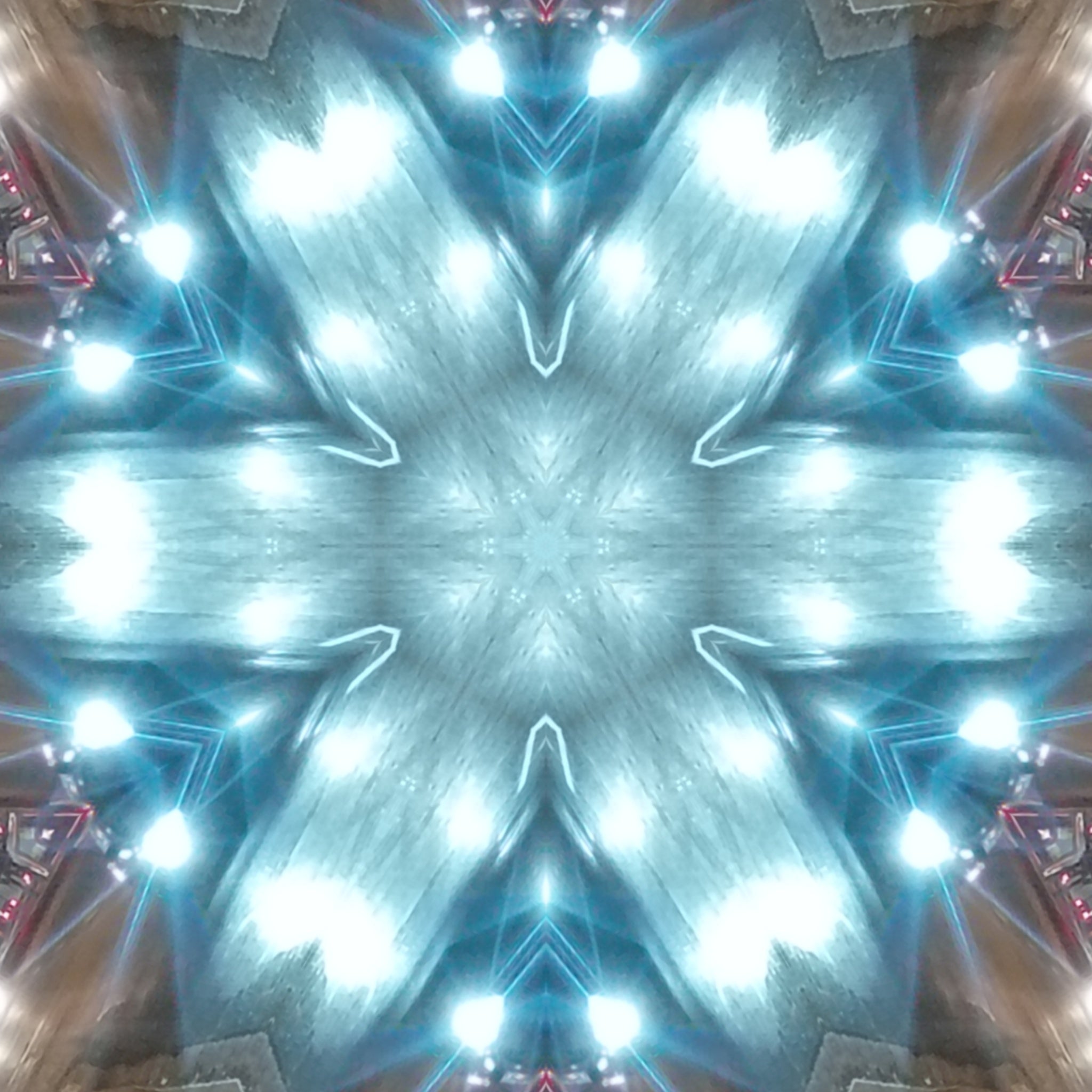Blue Cobalt Mandala – Kaleidoscope Art Print by Kyle Dean Kennedy