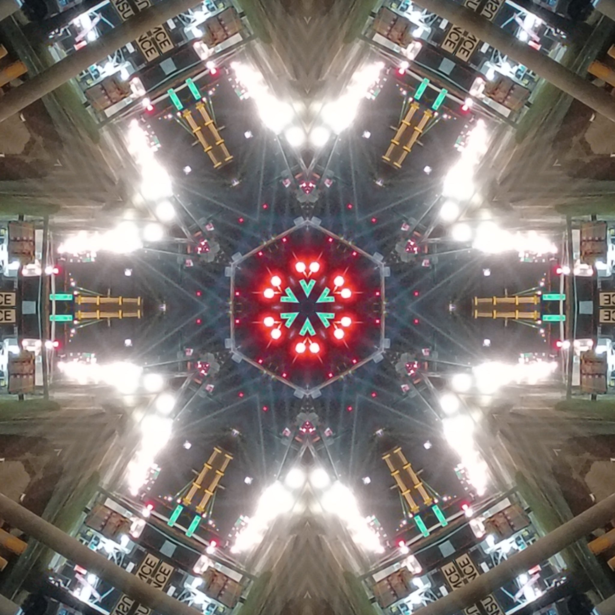 Blue Cobalt Mandala – Kaleidoscope Art Print by Kyle Dean Kennedy