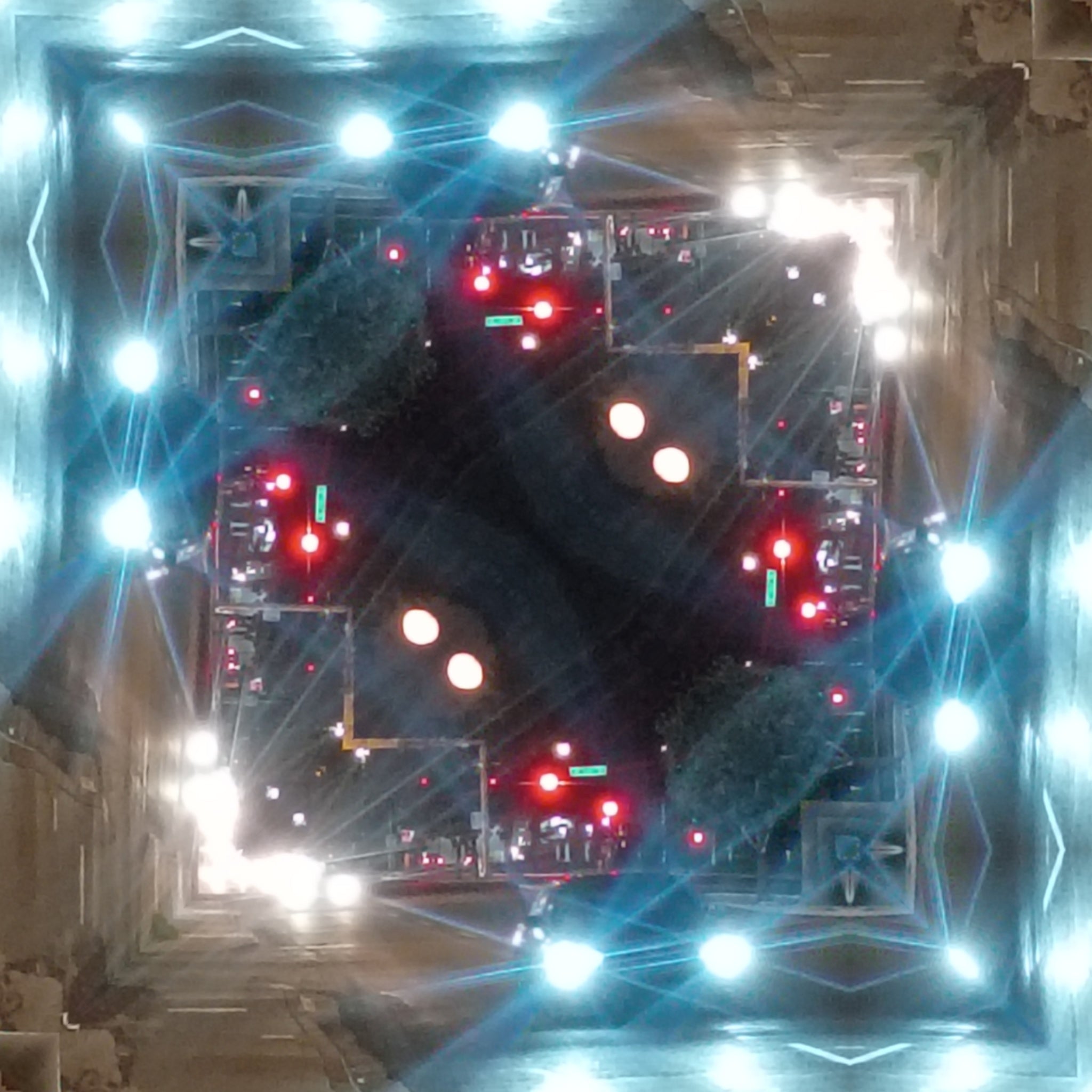 Blue Cobalt Mandala – Kaleidoscope Art Print by Kyle Dean Kennedy
