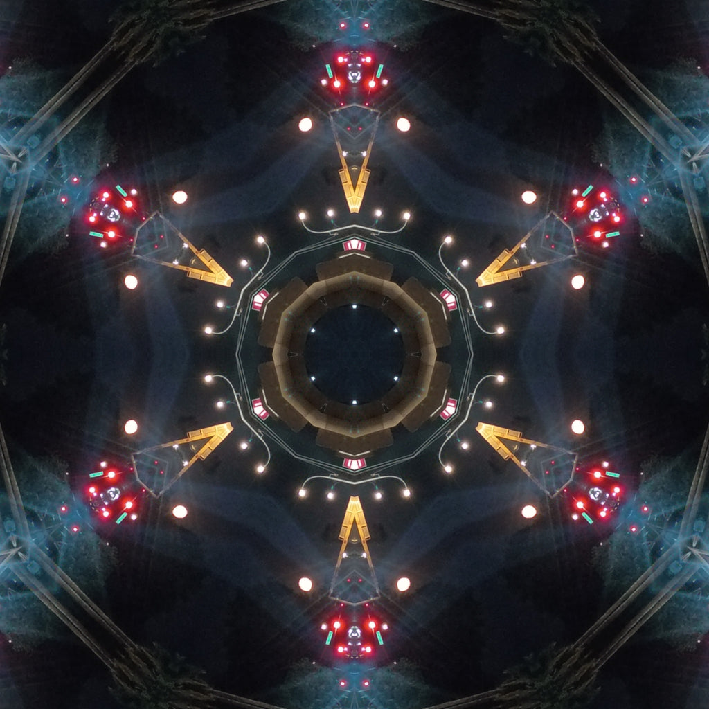 Blue Cobalt Mandala – Kaleidoscope Art Print by Kyle Dean Kennedy