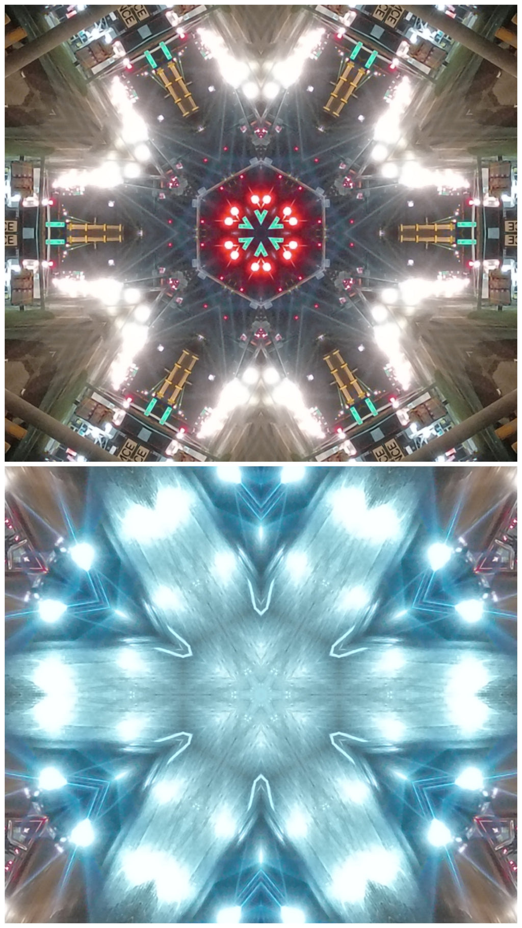 Blue Cobalt Mandala – Kaleidoscope Art Print by Kyle Dean Kennedy