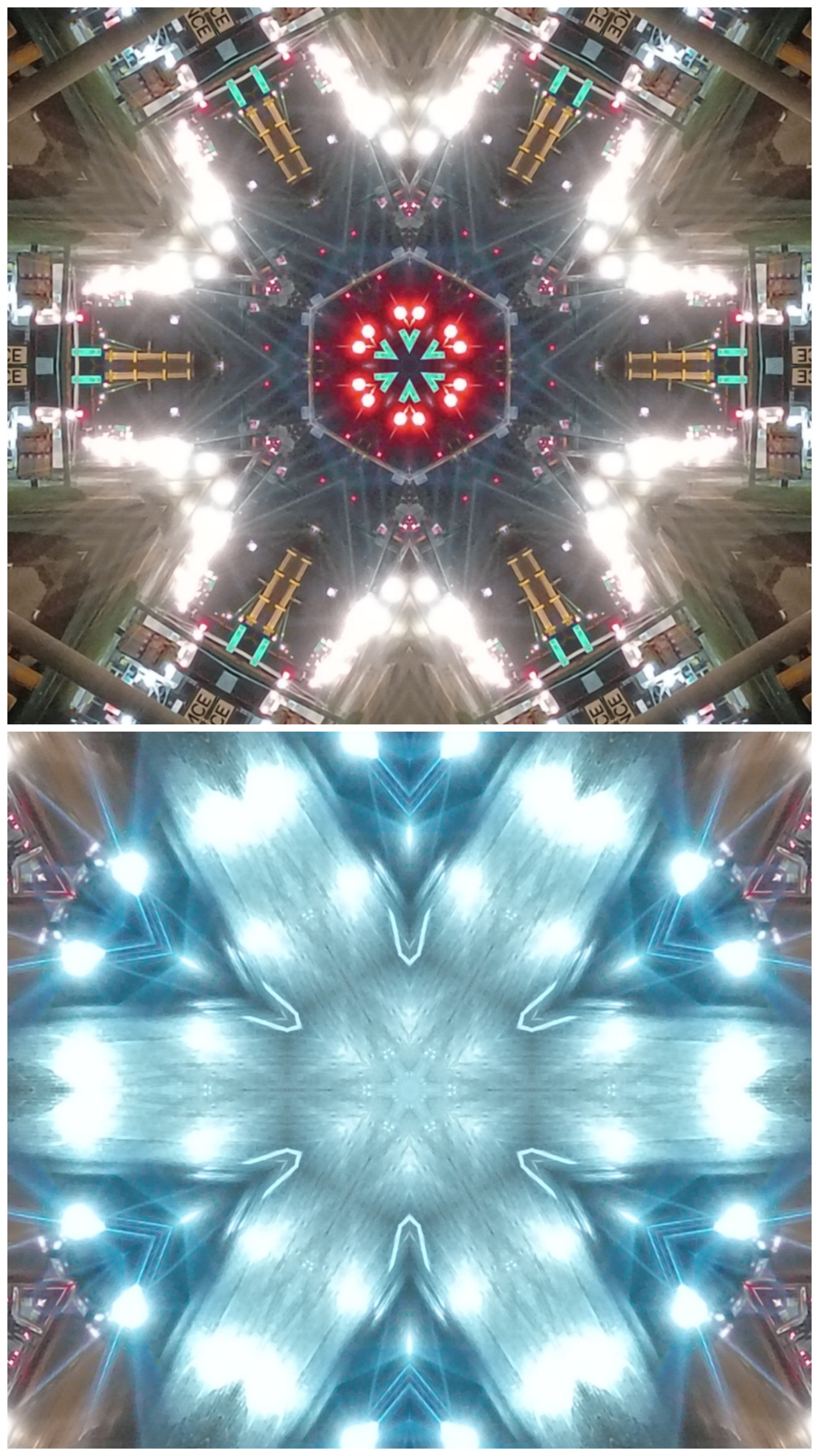 Blue Cobalt Mandala – Kaleidoscope Art Print by Kyle Dean Kennedy