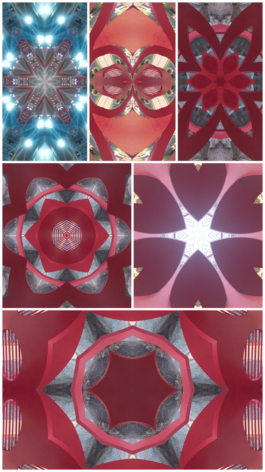 Blue Cobalt Mandala – Kaleidoscope Art Print by Kyle Dean Kennedy