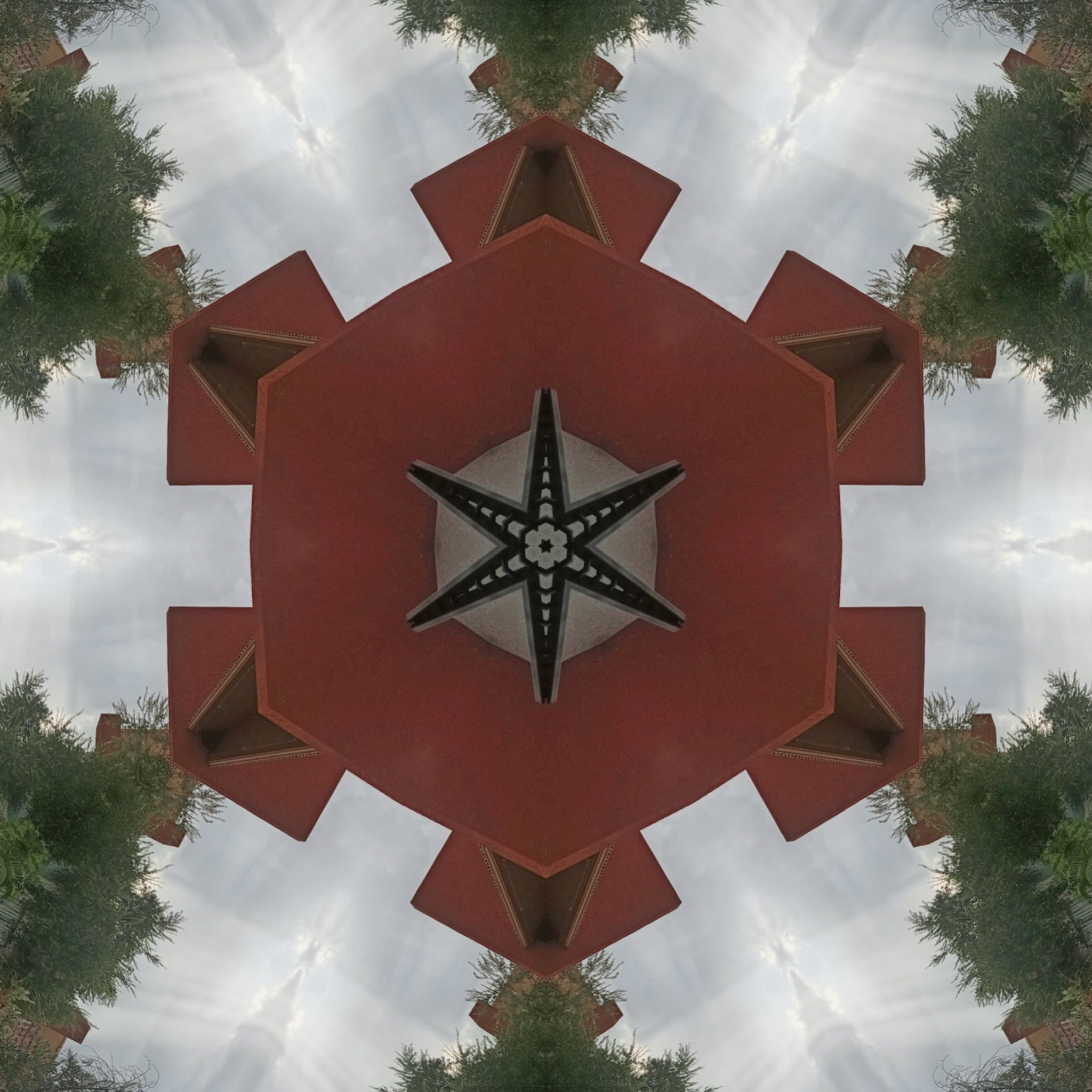 Blue Cobalt Mandala – Kaleidoscope Art Print by Kyle Dean Kennedy