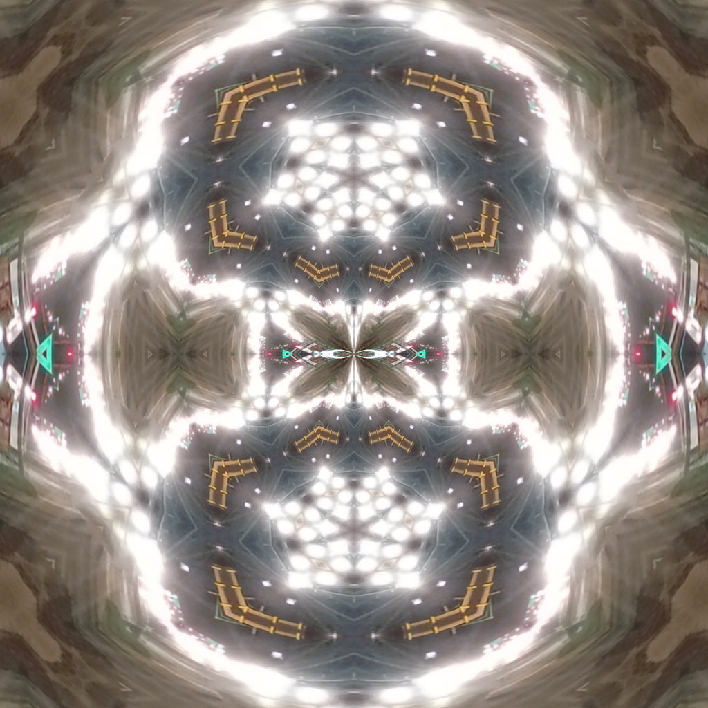 Blue Cobalt Mandala – Kaleidoscope Art Print by Kyle Dean Kennedy