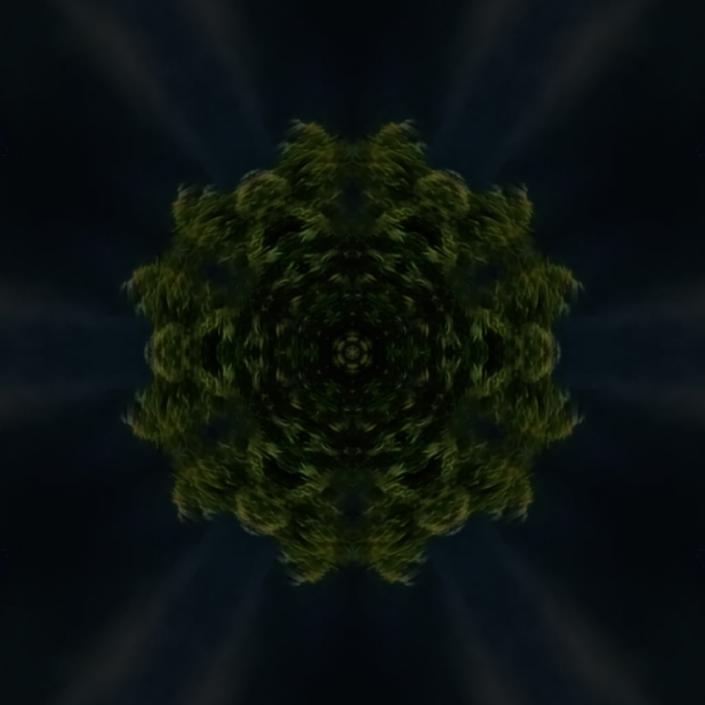 Blue Cobalt Mandala – Kaleidoscope Art Print by Kyle Dean Kennedy