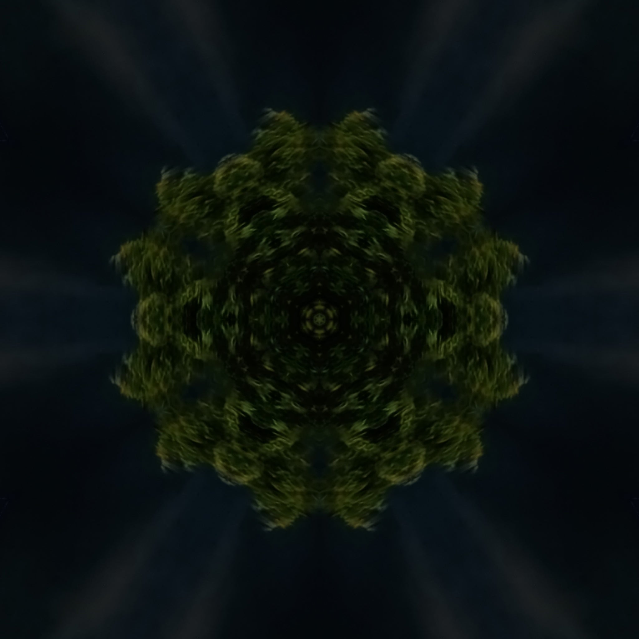 Blue Cobalt Mandala – Kaleidoscope Art Print by Kyle Dean Kennedy